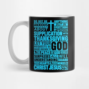 Philippians 4:6-7 Do Not Be Anxious About Anything Mug